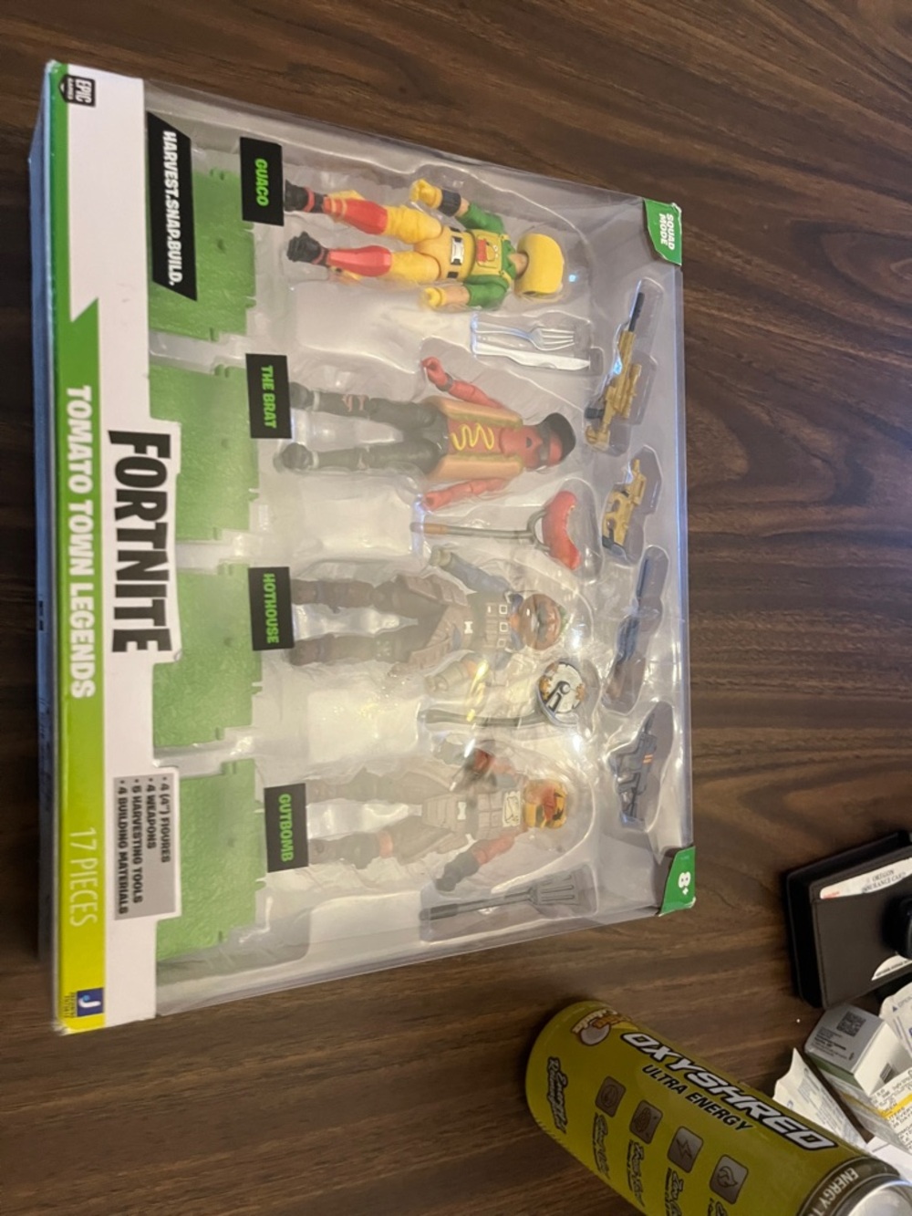 Tomato Town Legends 4-Pack Action Figures - Yellow & Green Accents